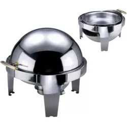 Contacto Chafing Dish rund 6.8lt, Rolltop inkl Heizplatte