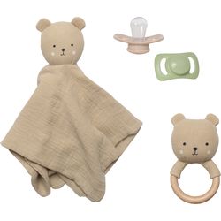 Jabadabado Gift set cuddly teddy S1024 beige 4-piece