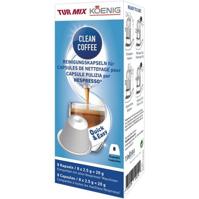 Turmix Nespresso cleaning capsules 8 pieces A11490