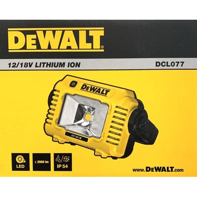DeWalt DCL077-XJ Lampe de chantier LED sans fil 18V Solo Solo