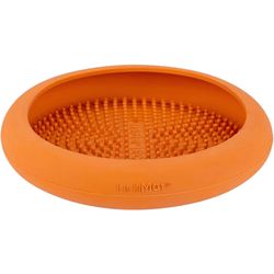 LickiMat Feeding mat Dog UFO, ø 18 cm, orange