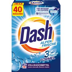 Dash Alpen Frische Vollwaschmittel 2.6 Kg