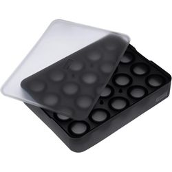 Lurch Stampo per ghiaccio piccole sfere Nero / Trasparente, Ø 3 cm