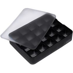 Lurch Stampo per ghiaccio cubico Nero / Trasparente, 3 x 3 cm
