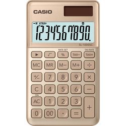 Casio Calculator BIC SL-1000SC-GD-W-EP 10-digit gold