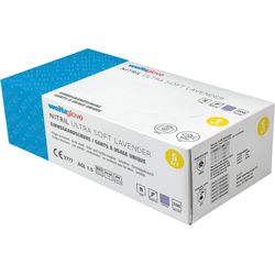 Weita Guanti monouso in nitrile taglia S. 836004 Ultra Soft Lavanda 200 pezzi