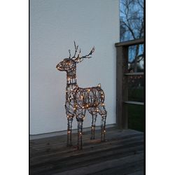 Star Trading LED reindeer Vixen brown 90 cm