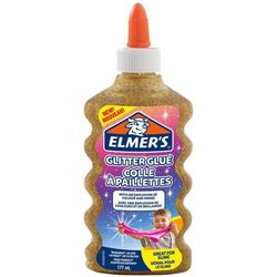 Elmers Kleber Glitter Glue 177 ml, Gold
