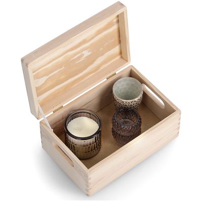 Zeller Present All-purpose box with lid pine 30x20x14cm Bild 3