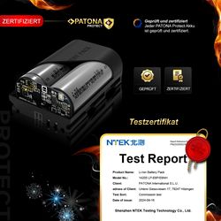Patona Proteggere la batteria ricaricabile Canon LP-E6P