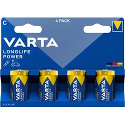 Varta Longlife Power C Battery 4 Pieces