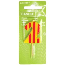Amscan Mini number candle 2 about 4.5cm