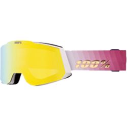 100percent SNOWCRAFT HiPER Goggle Turbine - Mirror Yellow Gold Lens