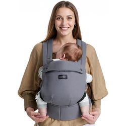 Momcozy Baby Carrier Cotton - grey