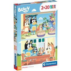 Clementoni Puzzle Bluey 2x20 pieces 2 different designs 27cm x 18cm