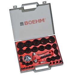 Metalsa Punch set including handle 2-50mm, 32 pieces