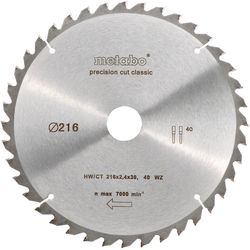 Metabo Lama circolare HW / CT 216x30, 30 WZ 22 ° (628062000)