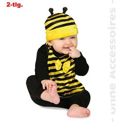Fasnacht Baby set bee cap with bib Age: 2-4 years