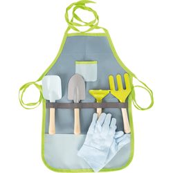 Small Foot Garden apron with gardening tools