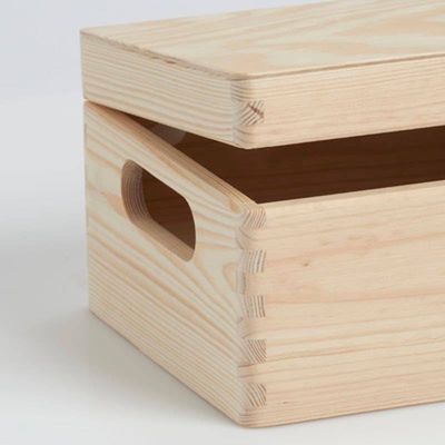 Zeller Present All-purpose box with lid pine 30x20x14cm Bild 4