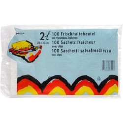 Webstar Sacchetti per alimenti 20 cm x 30 cm, 100 pezzi