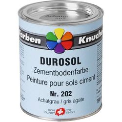 Knuchel Cement floor paint Durosol 750ml Ral 7038 agate gray