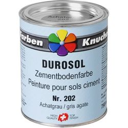 Knuchel Pittura per pavimenti in cemento Durosol 750ml Ral 7038 grigio agata