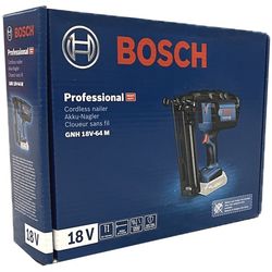 Bosch GNH 18V-64 M Professional 18V Battery Nail Gun Job Site Radio 0601481000