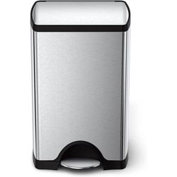 Simplehuman Pedal bin CW1814 38 liters, silver