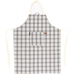 Tiseco Grembiule da cucina Sherlock Checker Nero/Bianco
