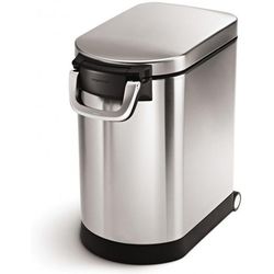 Simplehuman Pet food container Medium stainless steel