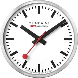 Mondaine Orologio da parete 400mm A995.16SBB bianco/nero