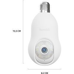 hombli Smart Bulb Cam - white