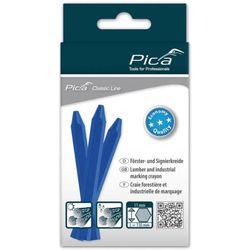Pica Marking chalk ECONOMY 11X110mm, unpapered, blue
