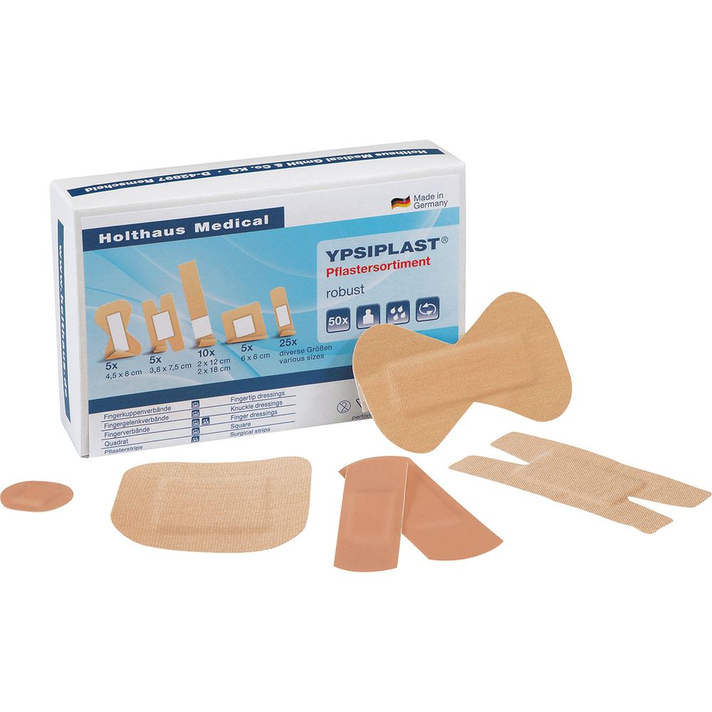 Holthaus Medical plaster assortment 40400, 50 pieces, 8 types - buy at