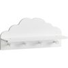 Zeller Present Children&#39;s wardrobe cloud MDF white 48x12x22cm