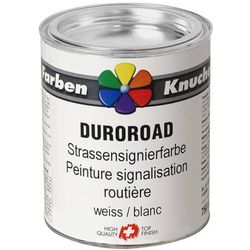 Knuchel Road marking paint 750ml white white, Duroroad