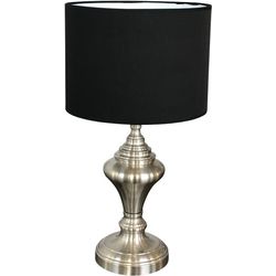 Lichtix Table lamp table silver 52 silver / black