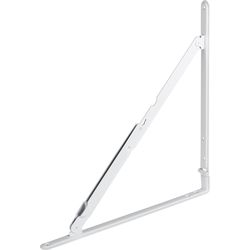 Puag Folding bracket white Load capacity 25kg 415 mm