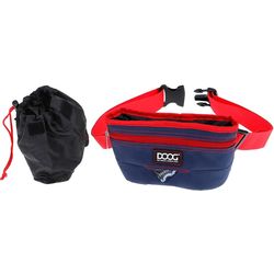 Doog Treat Pouch L Navy / Red