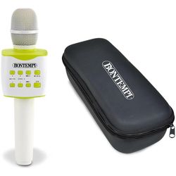 Bontempi Musical instrument karaoke microphone with case