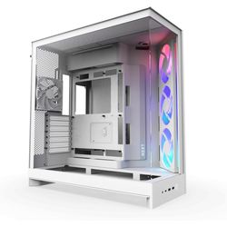 NZXT H9 Flow RGB White PC Case