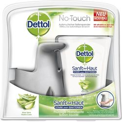 Dettol No Touch Complete Silver Aloe Vera [Device + 1 Refill]