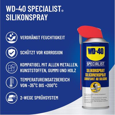 WD-40 Specialist Silicone Spray 400ml - Premium Quality at