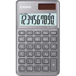 Casio Calculator BIC SL-1000SC-GY-W-EP 10-digit gray