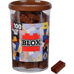 Androni 8pcs building blocks in tin brown (100pieces)