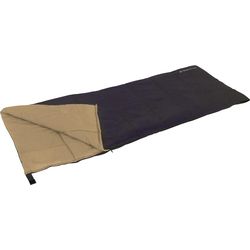Eurotrail Sleeping Bag Spring Polyester, Beige/Dark Brown