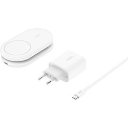 Belkin Boost Charge 2-in-1 Foldable Wireless Charging Pad with Qi2 - white