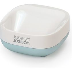 Joseph Joseph Slim Compact soap dish white - h. blue, 7.4x7.9x3.6 cm