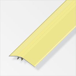 Alfer Parquet leveling aluminum 1 m brass, shrunk a=56 mm